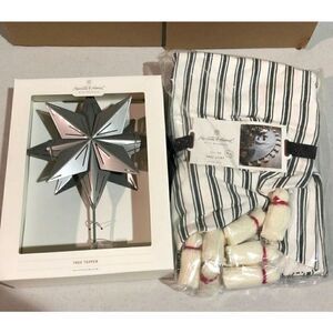 Hearth and Hand With Magnolia Christmas Tree Skirt and Tree Topper